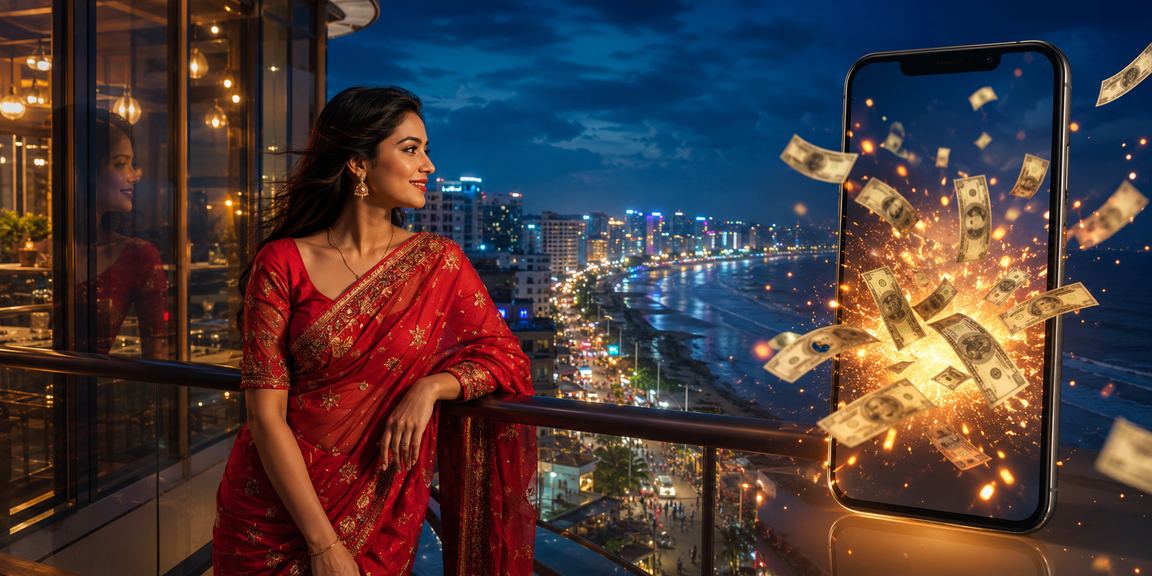 কক্সবাজারে শাড়ি পরিহিতা নারীর সাথে ক্যাশব্যাক বোনাসের আনন্দঘন উপস্থাপনা