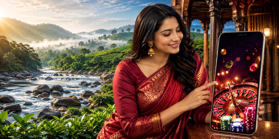 সিলেটের চা বাগানে মোবাইলে ক্যাসিনো ও স্পোর্টস বেটিং উপভোগের মনোরম দৃশ্য